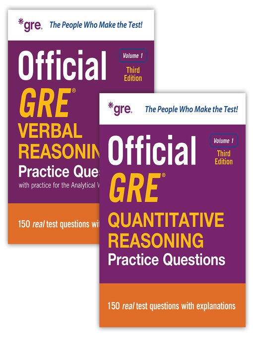 Title details for Official GRE Value Combo by Educational Testing Service - Wait list